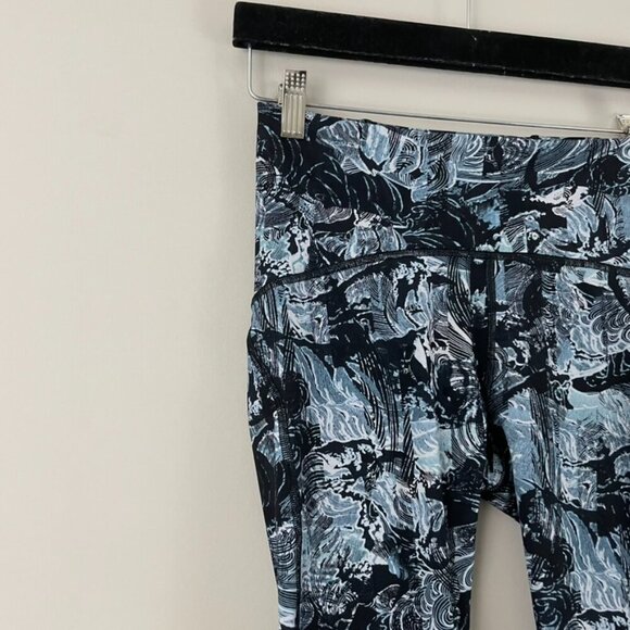 Lululemon Train Times 7/8 Pant 25" Eternal Wave Starlight Black Size 6 - Picture 5 of 8